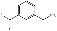 (6-(difluoromethyl)pyridin-2-yl)methanamine 구조식 이미지