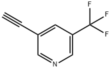 3-Ethynyl-5-(trifluoromethyl)pyridine 구조식 이미지