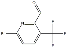 6-Bromo-3-(trifluoromethyl)picolinaldehyde 구조식 이미지