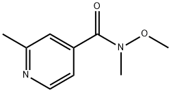 N-methoxy-N,2-dimethylisonicotinamide 구조식 이미지