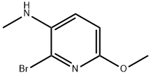 (2-Bromo-6-methoxy-pyridin-3-yl)-methyl-amine Structure