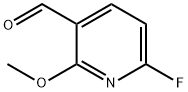 6-Fluoro-2-methoxy-3-pyridinecarboxaldehyde Structure