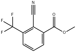 Methyl 2-cyano-3-(trifluoromethyl)benzoate Structure