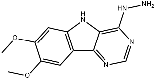 (6,7-Dimethoxy-9H-2,4,9-triaza-fluoren-1-yl)-hydrazine Structure