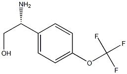 (2R)-2-AMINO-2-[4-(TRIFLUOROMETHOXY)PHENYL]ETHAN-1-OL 구조식 이미지