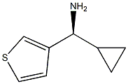 (S)-CYCLOPROPYL(THIOPHEN-3-YL)METHANAMINE Structure