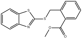 Methyl 2-((benzo[d]thiazol-2-ylthio)methyl)benzoate Structure