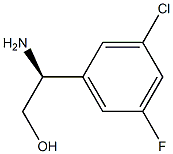 (2S)-2-Amino-2-(3-chloro-5-fluoro-phenyl)-ethanol Structure