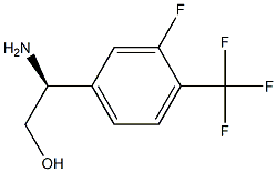 (2S)-2-AMINO-2-[3-FLUORO-4-(TRIFLUOROMETHYL)PHENYL]ETHAN-1-OL Structure