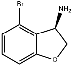 (3R)-4-BROMO-2,3-DIHYDROBENZO[B]FURAN-3-YLAMINE Structure