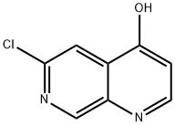 6-chloro-1,7-Naphthyridin-4-ol Structure