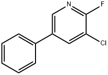 3-Chloro-2-fluoro-5-phenylpyridine Structure