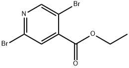 ethyl 2,5-dibromoisonicotinate Structure