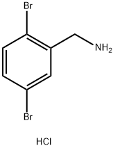 2,5-Dibromobenzylamine hydrochloride Structure