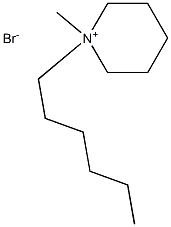 1-hexyl-1-methylpiperidin-1-ium bromide Structure