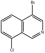 4-브로모-8-클로로이소퀴놀린 구조식 이미지