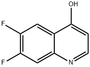 6,7-difluoroquinolin-4-ol Structure