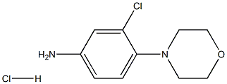 3-Chloro-4-morpholinoaniline hydrochloride Structure