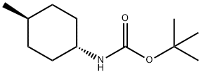 trans-(4-Methyl-cyclohexyl)-carbamic acid tert-butyl ester 구조식 이미지