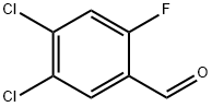 4,5-Dichloro-2-fluorobenzaldehyde Structure
