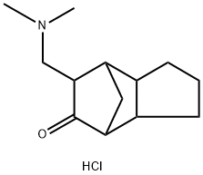 6-((dimethylamino)methyl)hexahydro-1H-4,7-methanoinden-5(6H)-one hydrochloride Structure