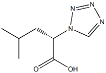 (2S)-4-methyl-2-(1H-tetrazol-1-yl)pentanoic acid Structure