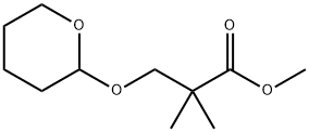 methyl 2,2-dimethyl-3-(tetrahydro-2H-pyran-2-yloxy)propanoate Structure