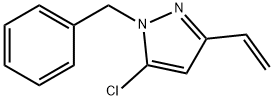 1-Benzyl-5-chloro-3-vinyl-1H-pyrazole 구조식 이미지