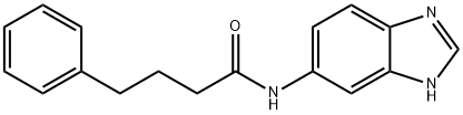 N-(1H-benzimidazol-5-yl)-4-phenylbutanamide Structure