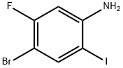 4-bromo-5-fluoro-2-iodo-phenylamine 구조식 이미지