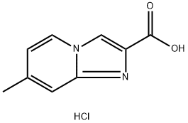 7-Methyl-imidazo[1,2-a]pyridine-2-carboxylic acid hydrochloride Structure