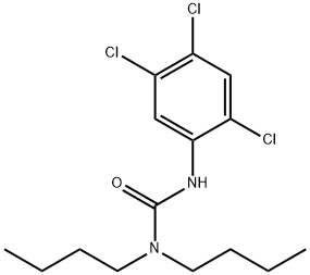 1,1-DIBUTYL-3-(2,4,5-TRICHLOROPHENYL)UREA 구조식 이미지