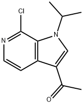 1-(7-Chloro-1-isopropyl-1H-pyrrolo[2,3-c]pyridin-3-yl)ethanone Structure