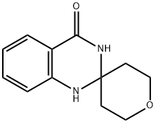 2,3,5,6-tetrahydro-1'H-spiro[pyran-4,2'-quinazolin]-4'(3'H)-one Structure