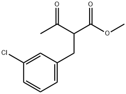 methyl 2-(3-chlorobenzyl)-3-oxobutanoate Structure