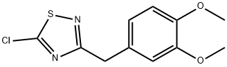 5-Chloro-3-[(3,4-dimethoxyphenyl)methyl]-1,2,4-thiadiazole 구조식 이미지