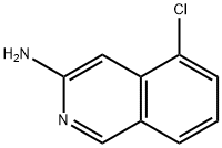 5-Chloroisoquinolin-3-amine 구조식 이미지