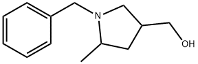 (1-benzyl-5-methylpyrrolidin-3-yl)methanol Structure