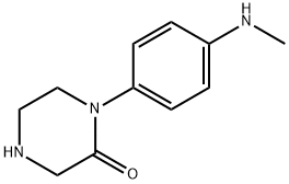 1-(4-(methylamino)phenyl)piperazin-2-one Structure