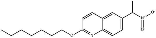 2-(heptyloxy)-6-(1-nitroethyl)quinoline Structure