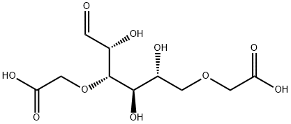 3,6-Bis-O-(carboxymethyl)-D-glucose 구조식 이미지