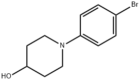 1-(4-bromophenyl)-4-piperidinol 구조식 이미지