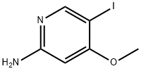 5-Iodo-4-methoxy-pyridin-2-ylamine 구조식 이미지