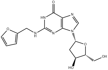 N2-(2-Furanylmethyl)-2'-deoxyadenosine Structure