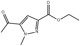 ethyl 5-acetyl-1-methyl-1H-pyrazole-3-carboxylate Structure