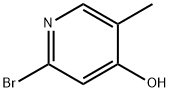 2-Bromo-5-methylpyridin-4-ol 구조식 이미지