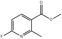 메틸6-플루오로-2-메틸니코티네이트 구조식 이미지