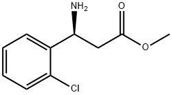 METHYL (3S)-3-AMINO-3-(2-CHLOROPHENYL)PROPANOATE Structure