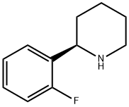 (2R)-2-(2-FLUOROPHENYL)PIPERIDINE 구조식 이미지