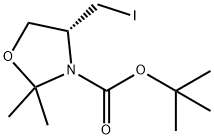 (R)-N-Boc-4-(iodomethyl)-2,2-dimethyloxazolidine 구조식 이미지